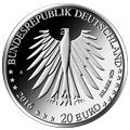 Para monedas alemanas de 20 € de plata